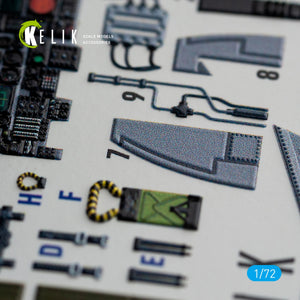 KELIK K72067 A-6E INTRUDER INTERIOR 3D DECALS FOR ITALERI KIT 1/72 – immagine 4