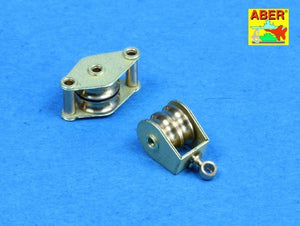 Aber R-09n All-purpose double Pulley x2 pcs. – image 3