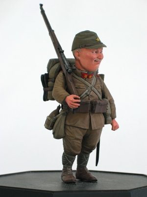 FineMolds FT3 W.W.II IJA Infantry Man &amp;amp; Type38 Rifle 1/12 – immagine 2