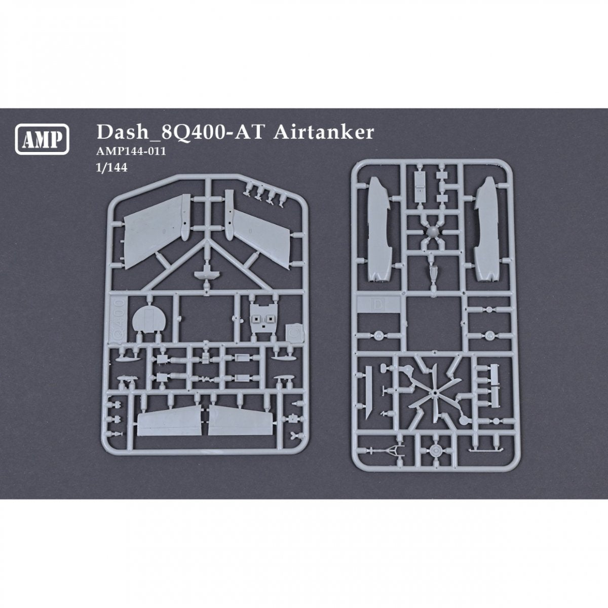 AMP 144011 Dash 8Q400-AT Airtanker - Canadian Short Range Commuter Airliner 1/144 – immagine 5
