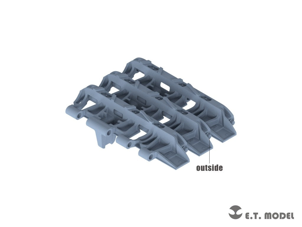 E.T. Model P35-044 WWII German Pz.Kpfw.III/IV Ostketten Workable Track 3D Printed 1/35 – imagen 3