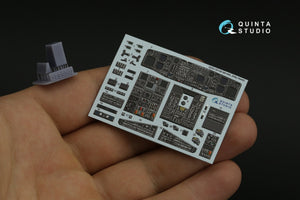 Quinta Studio QDS+35108 MH-60L 3D-Printed &amp;amp; coloured Interior on decal paper (Kitty Hawk) (with 3D-printed resin parts) (small version) 1/35 – immagine 3