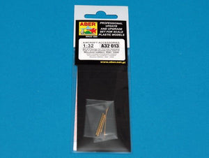 Aber A32013 Set of 2 barrels for 13,2 mm Japanese Type 3 aircraft machine guns used on Mitsubishi A6M5b/c, A6M7, A6M8 1/32 – immagine 5