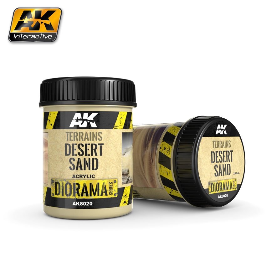 AK Interactive AK8020 Terrains Sable du désert 250 ml