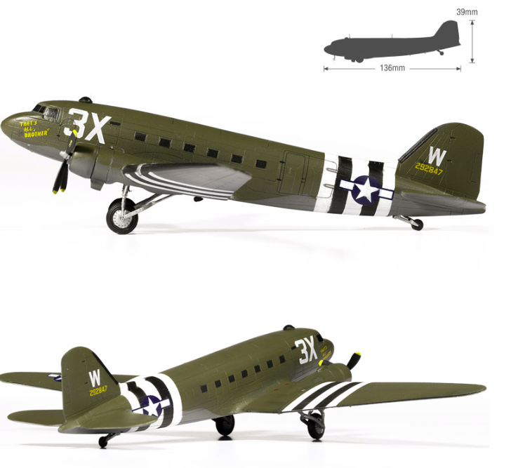 Academy 12633 USAAF C-47 Skytrain 1/144 – imagen 8