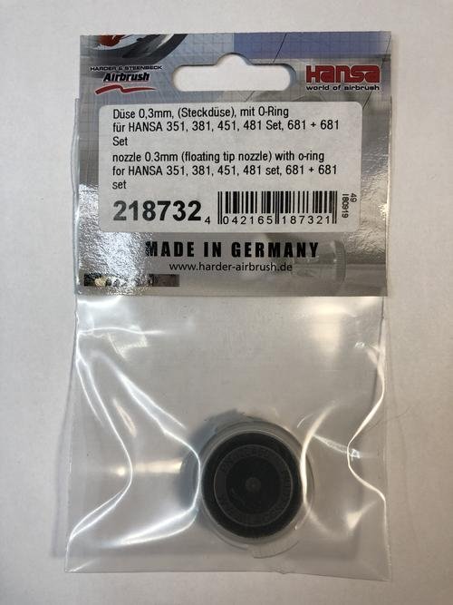 Harder &amp; Steenbeck 218732 0.3mm Nozzle for Hansa Airbrushes