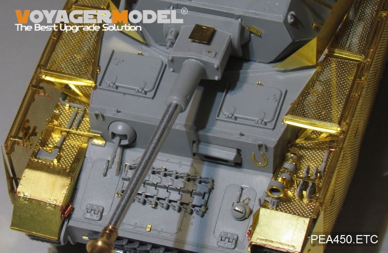 Voyager Model PEA450 WWII German Pz.Kpfw.IV Ausf.J &amp;quot;Thoma shields&amp;quot; wire mesh schürzen (Last Production) (FOR Boder 35008) 1/35 – imagen 11