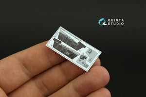 Quinta Studio QD48280 F/A-18C late 3D-Printed &amp;amp; coloured Interior on decal paper (HobbyBoss) 1/48 – zdjęcie 11