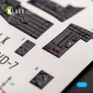 KELIK K72052 JUNKERS JU87D-3N/D-7 - INTERIOR 3D DECALS FOR FUJIMI/HOBBY 2000 KIT 1/72 – immagine 2