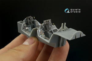 Intérieur imprimé en 3D et coloré sur papier décalcomanie Quinta Studio QD48396 F-14B (Hobby Boss) 1/48  – image 9