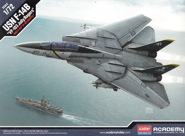 Maquette Academy 12578 US Navy F-14B VF-103 Jolly Rogers au 1/72