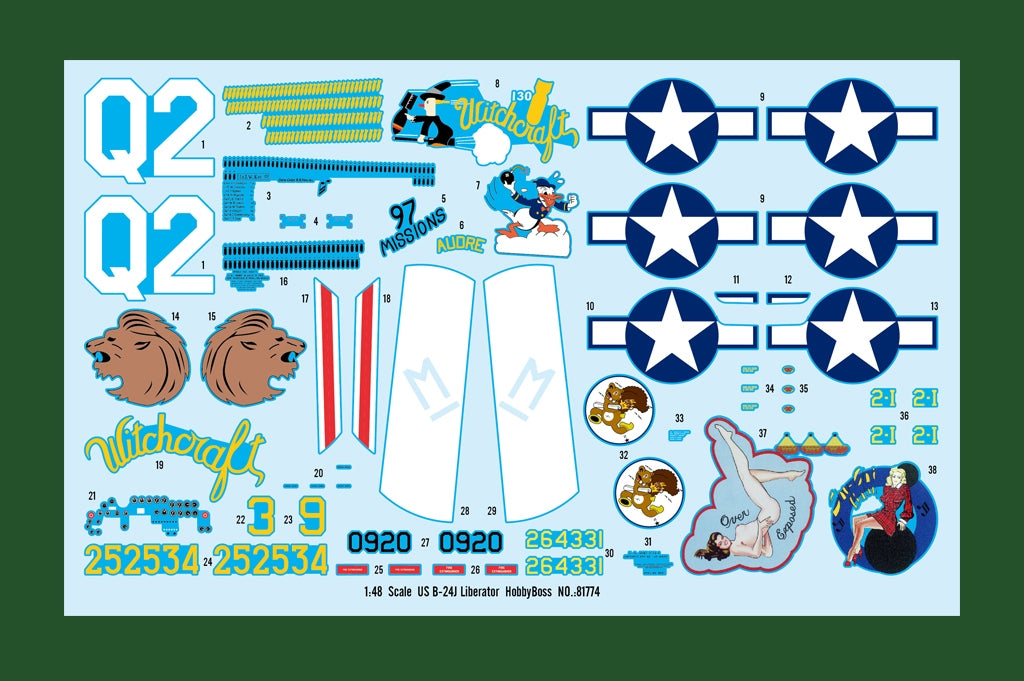Hobby Boss 81774 Consolidated B-24J Liberator 1/48 – imagen 3