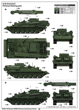 Trumpeter 09554 Russian BREM-1M Armoured Recovery Vehicle 1/35 – imagen 15