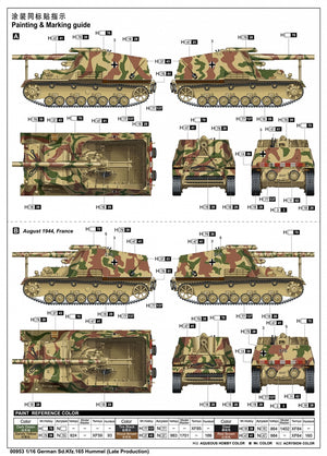 Trumpeter 00953 German Sd.Kfz.165 Hummel Late Production 1/16 – imagen 4