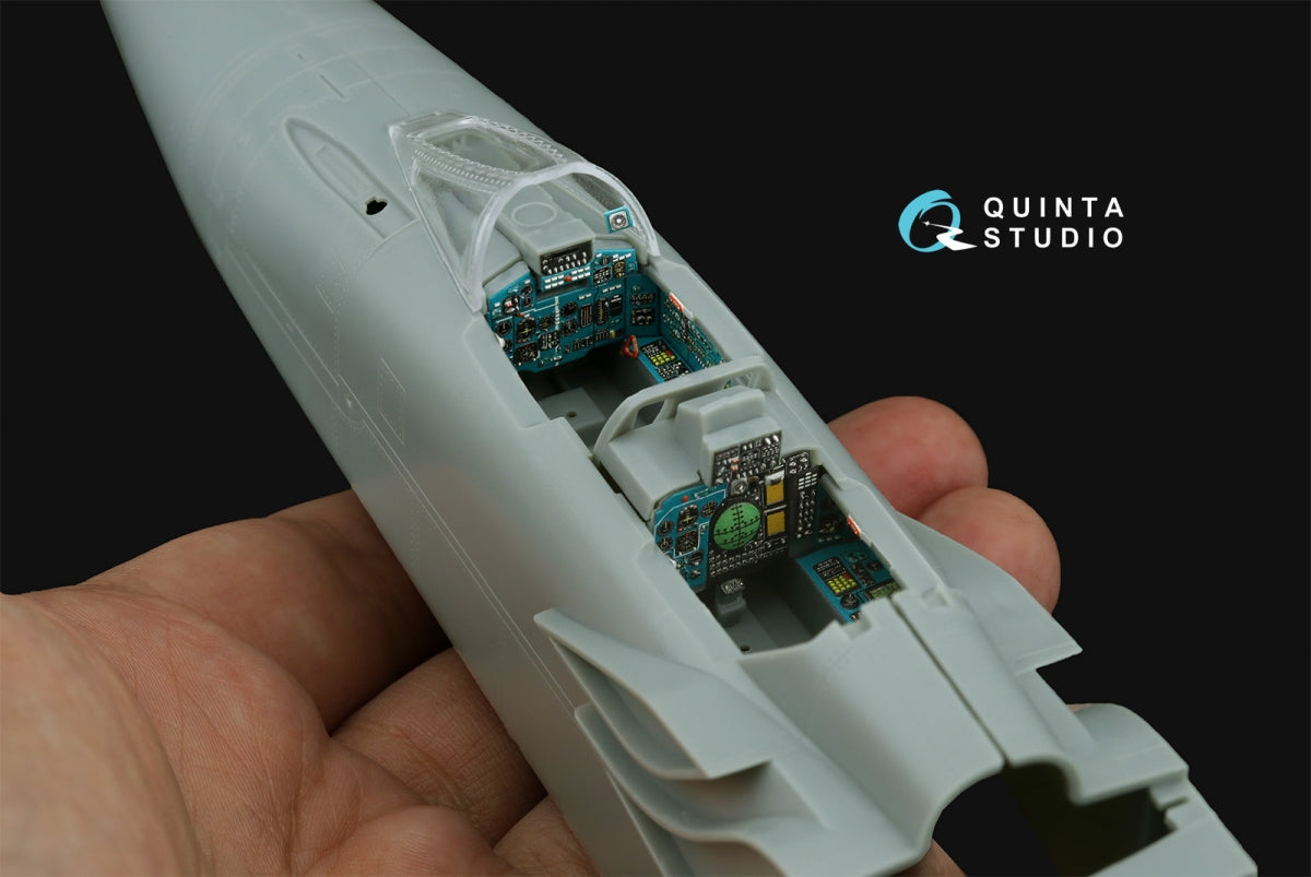 Quinta Studio QDS-48504 MiG-31B 3D-Printed &amp;amp; coloured Interior on decal paper (Hobby Boss) (Small version) 1/48 – imagen 9