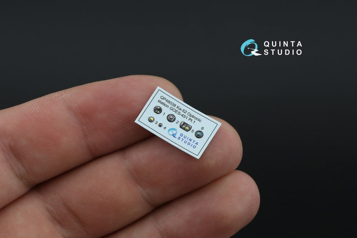 Quinta Studio QP+48038 Ka-52 Optronic station GOES-451 (Zvezda) 1/48 – imagen 9