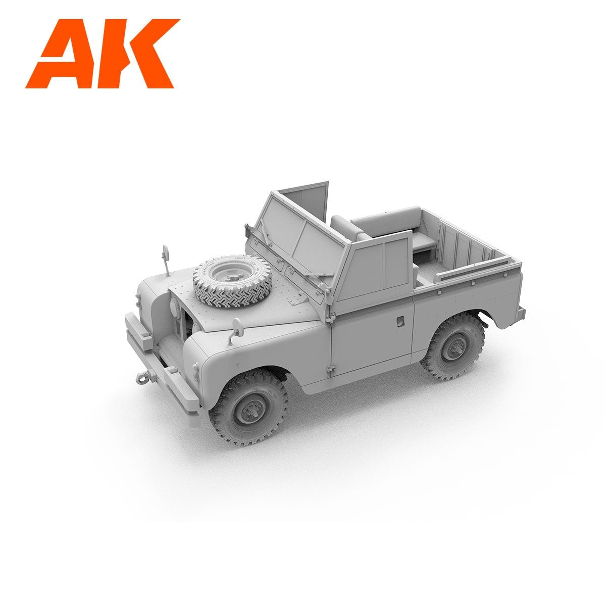 AK Interactive AK35012 LAND ROVER 88 SERIES IIA ROVER 8 1/35 – imagen 3