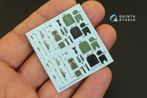 Quinta Studio QD72020 Su-27UB 3D-Printed &amp;amp; coloured Interior on decal paper (for Zvezda kit) 1/72 – imagen 5