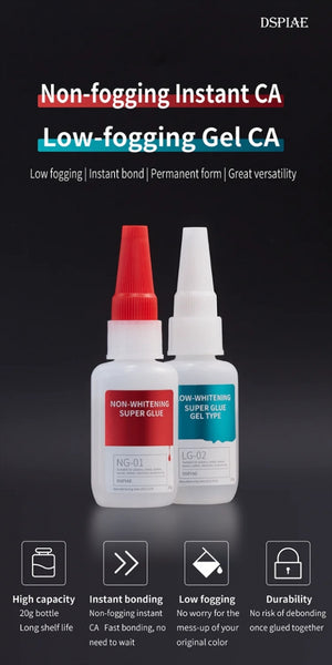 DSPIAE LG-02 Low-Whitening Super Glue Gel Type 20g – imagen 2