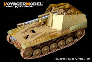 Voyager Model PE35958 WWII German self-propelled howitzer Wespe basic For TAMIYA 35200/35358 1/35 – immagine 2