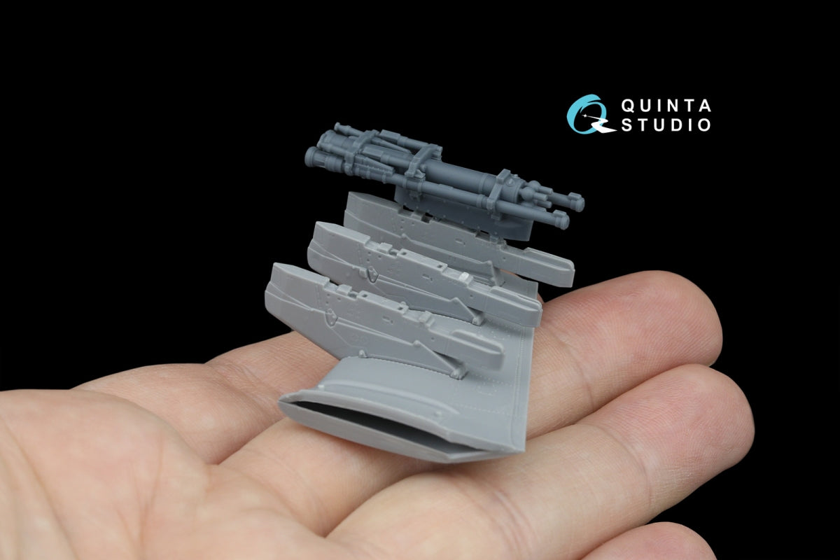 Quinta Studio QT48085 9S846 Strelets, twin launch module kit (for all kits) 1/48