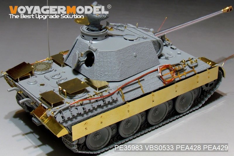Voyager Model PE35983 WWII German Panther D Tank Late version Basic For TAKOM 2104 1/35 – imagen 13