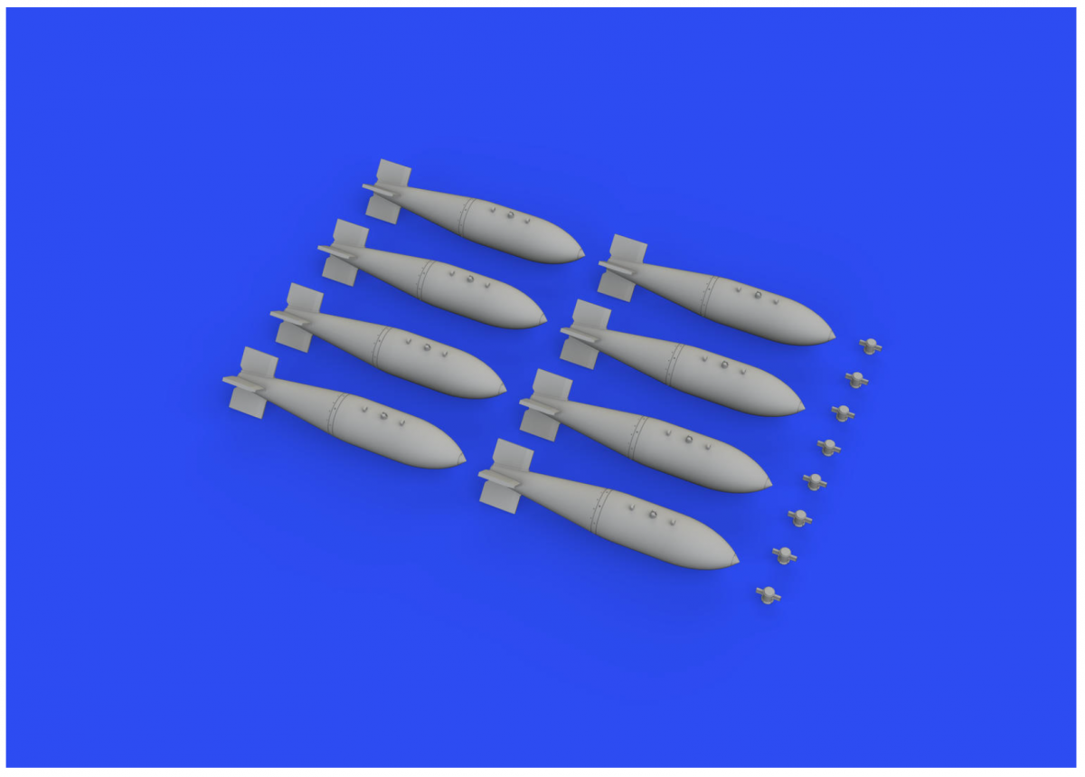 Eduard 672276 Bombes britanniques à chute libre de 1000 lb, échelle 1/72 – image 2