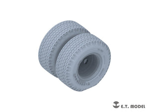 E.T. Model P35-119 US M747 Heavy Equipment Semi-Trailer Sagged wheels For Meng Kit 1/35 – imagen 2