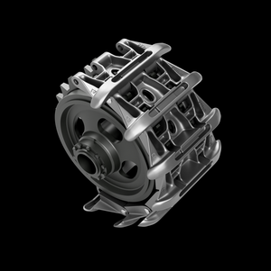 Panzer Art TR35-033 Mk IV Churchill late track &amp;amp; Idler wheels 1/35 – imagen 3