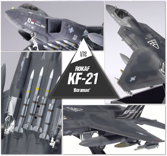 Academy 12585 ROKAF KF-21 Boramae 1/72 – zdjęcie 3