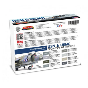 Lifecolor CE02 Acrylic paint Set American Aircraft Set 4 8x22ml – imagen 2