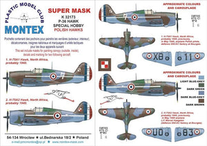 Montex K32173 P-36 HAWK 1/32