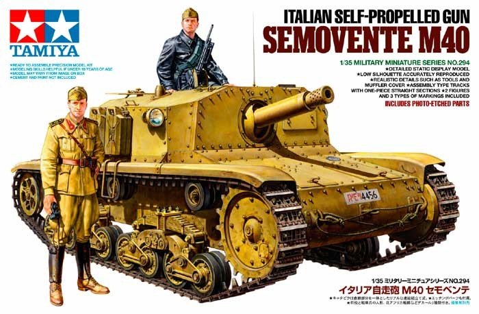 Tamiya 35294 ITALIAN SELF-PROPELLED GUN SEMOVENTE M40 1/35