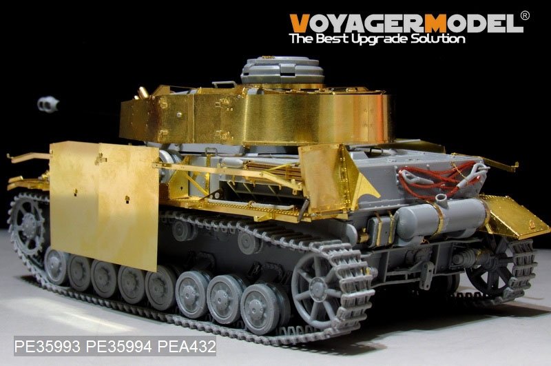 Maquette Voyager PE35993, char allemand Pz.Kpfw.IV Ausf.G (production tardive), base pour Border 35001, échelle 1/35 – image 3