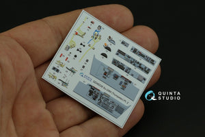 Quinta Studio QD48238 Su-24M 3D-Printed &amp;amp; coloured Interior on decal paper ( Trumpeter ) 1/48 – Bild 11
