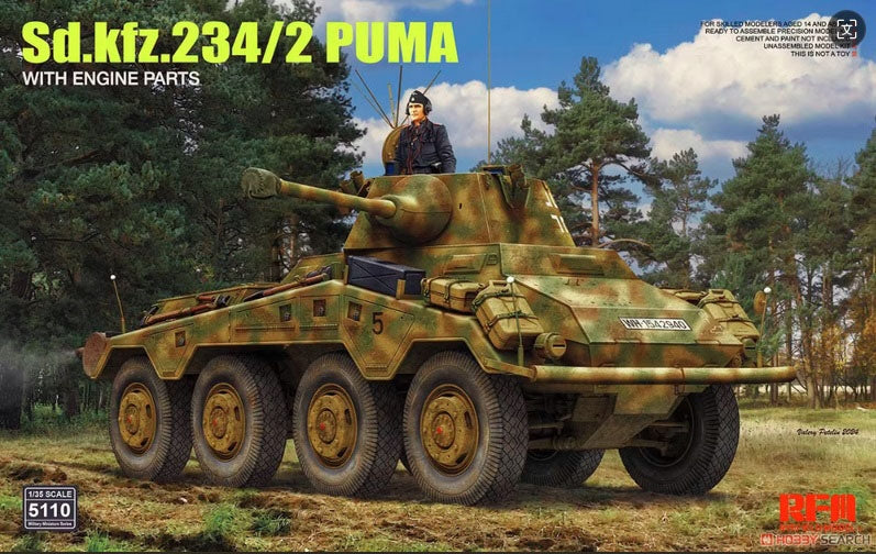 Voyager Model PE351302 WWII German Sd.Kfz 234 storage box late version For RFM 5110 1/35 – imagen 5