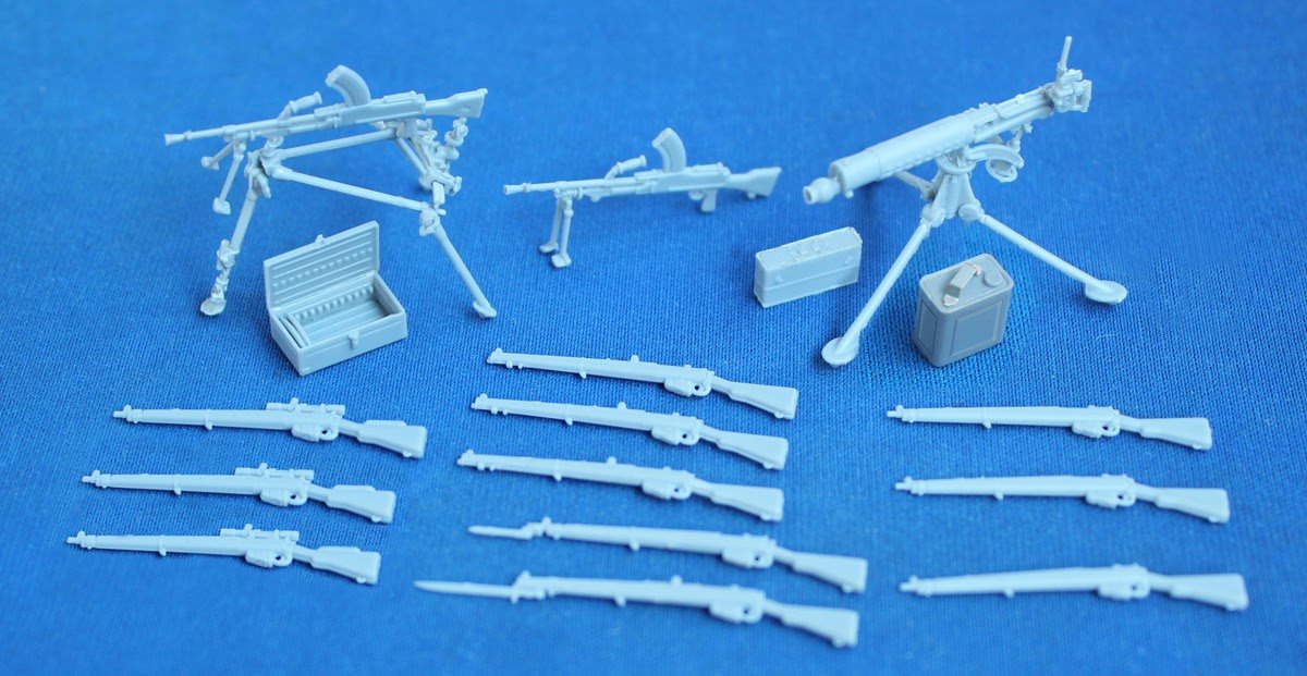 Riich Models RE30011 British Commonwealth Weapon Set B (1939-1945) 1/35 – imagen 2