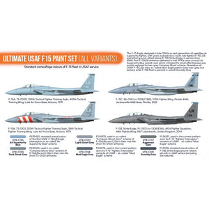 Hataka HTK-CS43 Ultimate USAF F15 paint set (all variants) – imagen 3