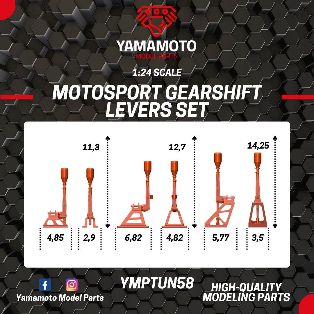 Yamamoto YMPTUN58 Gearshift Levers Set 1/24 – image 3