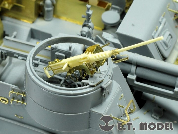 Maquette ET EA35-040 de la mitrailleuse M2HB de l&amp;#39;armée américaine de la Seconde Guerre mondiale avec boîte de munitions de 50 cartouches, échelle 1/35 – image 4