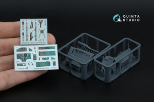 Quinta Studio QD+48560 MiG-25PD 3D-Printed &amp;amp; coloured Interior on decal paper (ICM) (with 3D-printed resin parts) 1/48 – imagen 4