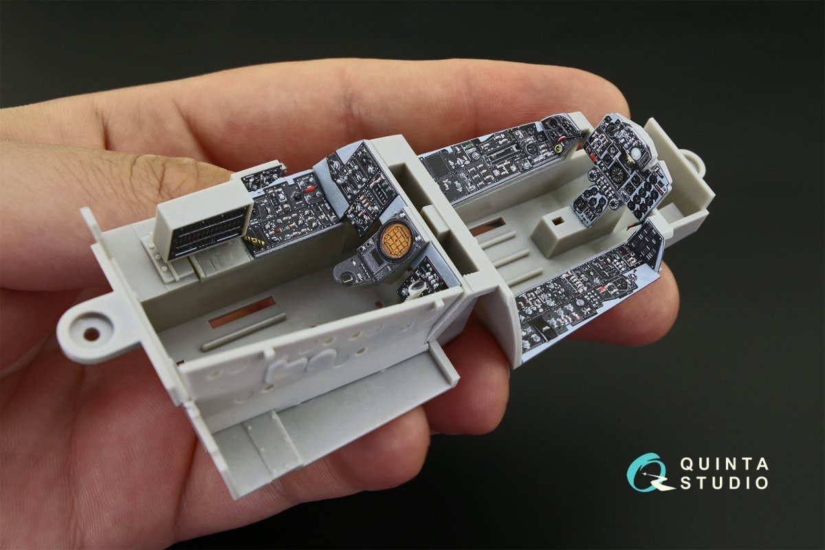 Quinta Studio QD32037 F-4J 3D-Printed &amp;amp; coloured Interior on decal paper (for Tamiya kit) 1/32 – zdjęcie 4