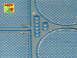 Aber 35G21 Grilles for german tank destroyer Jagdpanther Ausf.G1 early 1/35 – imagen 3