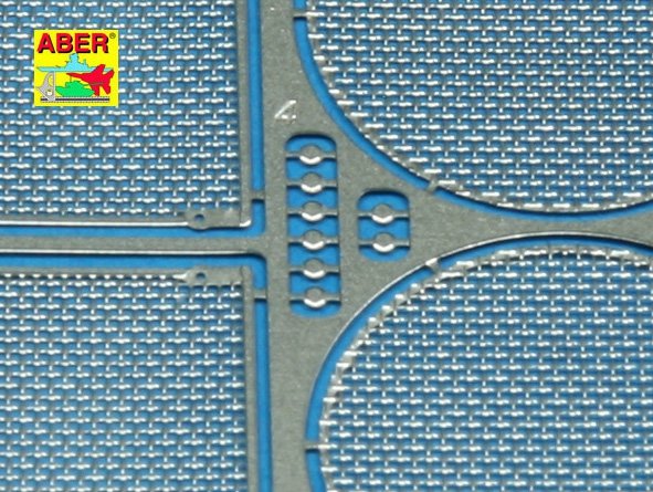 Aber 35G21 Grilles for german tank destroyer Jagdpanther Ausf.G1 early 1/35 – imagen 3