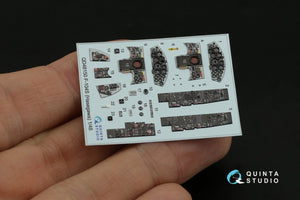Quinta Studio QD48150 F-104S 3D-Printed &amp;amp; coloured Interior on decal paper (Hasegawa) 1/48 – Bild 8
