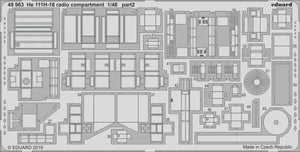 Eduard 49963 He 111H-16 radio compartment 1/48 ICM – imagen 2