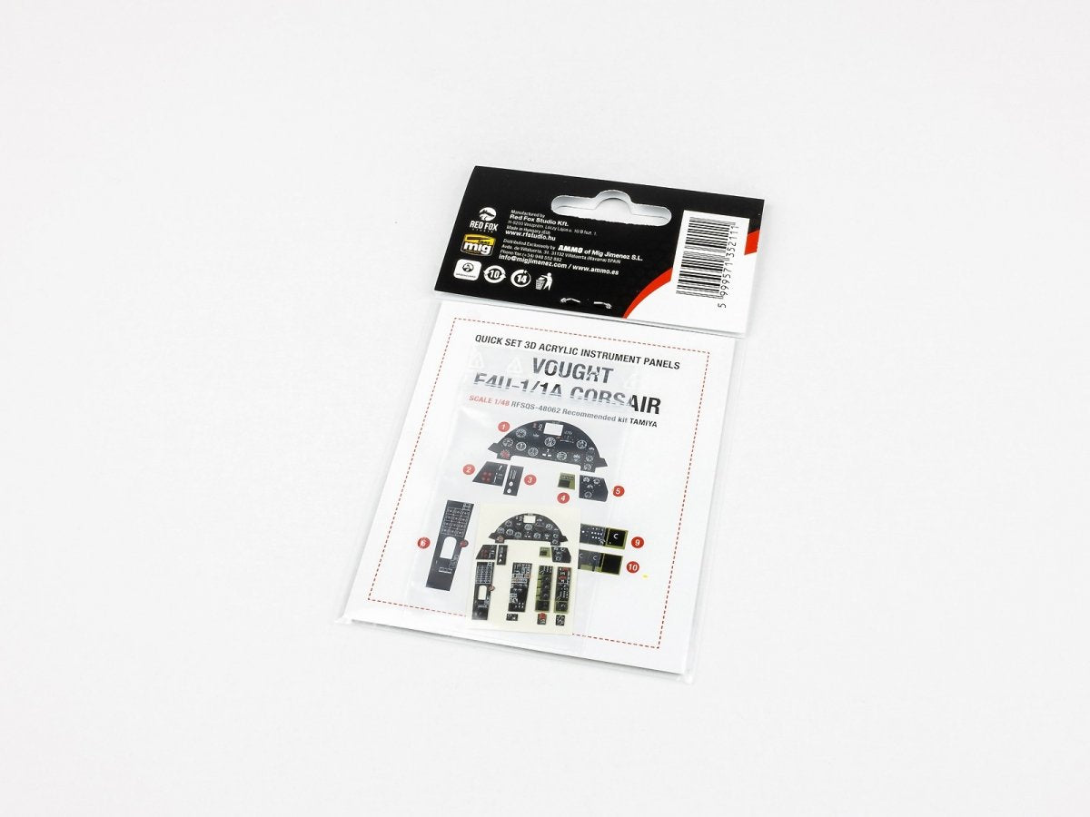 Red Fox Studio QS-48062 Vought F4U-1/1A Corsair Tamiya 1/48 – imagen 2