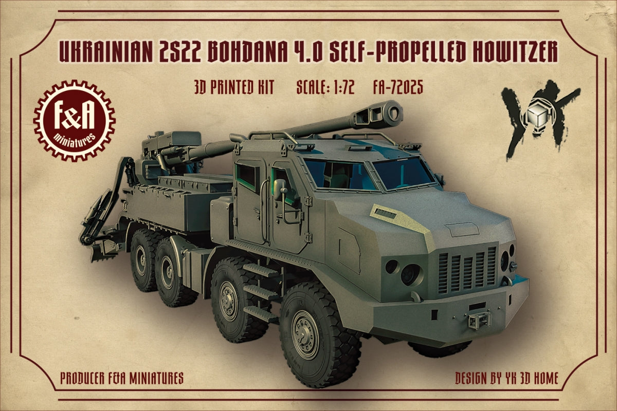 F&A Miniatures FA-72025 2S22 Bohdana 4.0 1/72