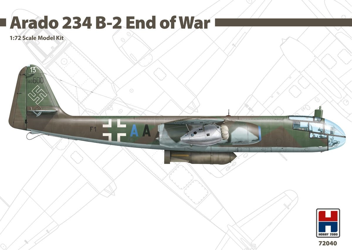 Hobby 2000 72040 Arado 234 B-2 Fin de guerre 1/72