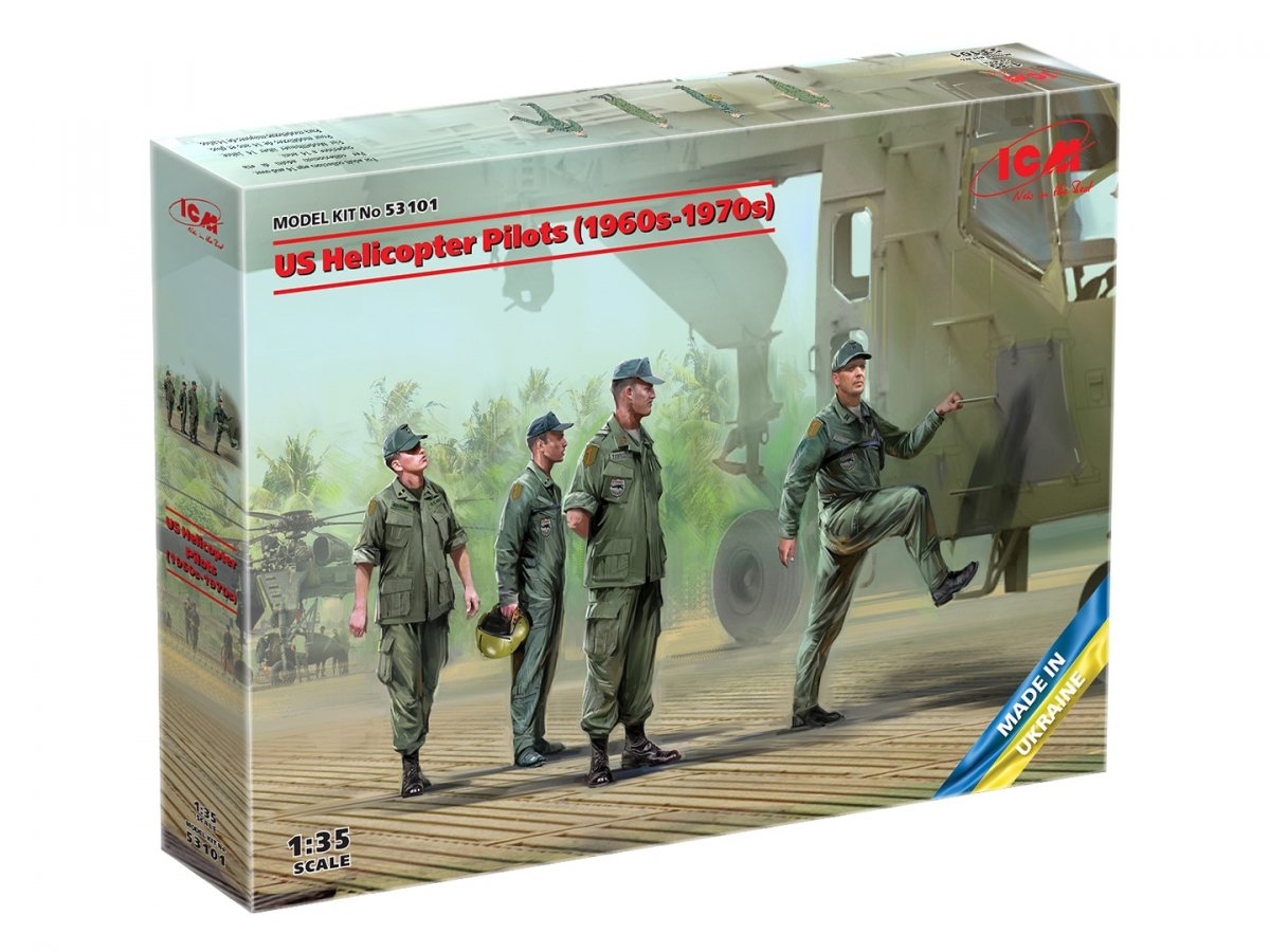 ICM 53101 US Helicopter Pilots (1960s-1970s) 1/35 – immagine 2
